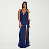 jcpenney navy blue prom dress Dresses Made from stretch