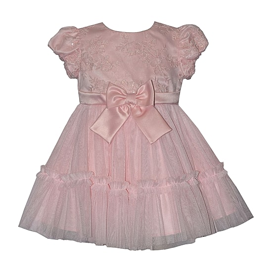 Bonnie Jean Baby Girls Short Sleeve A-Line Dress