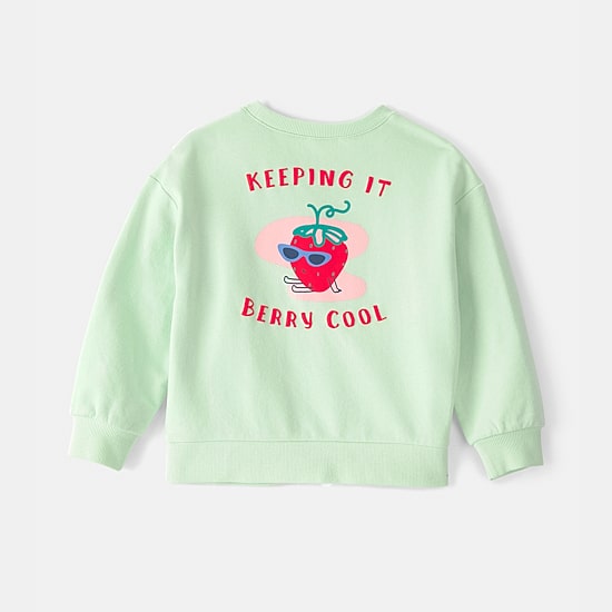 Carter's Toddler Girls Round Neck Long Sleeve Sweatshirt