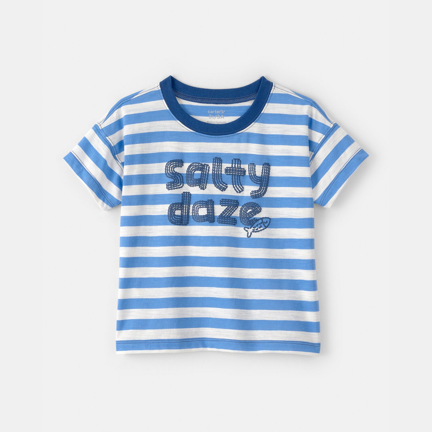 Carter's Toddler Boys Round Neck Short Sleeve T-Shirt