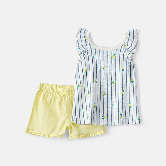 Carter's Lemon Toddler Girls 2-pc. Short Set