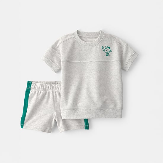 Carter's Pickleball Toddler Boys French Terry 2-pc. Short Set