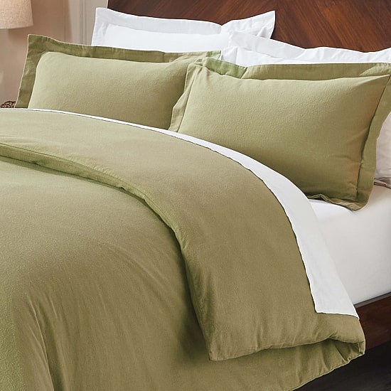 SUPERIOR® Rome Cotton Geometric Warm Reversible Duvet Cover