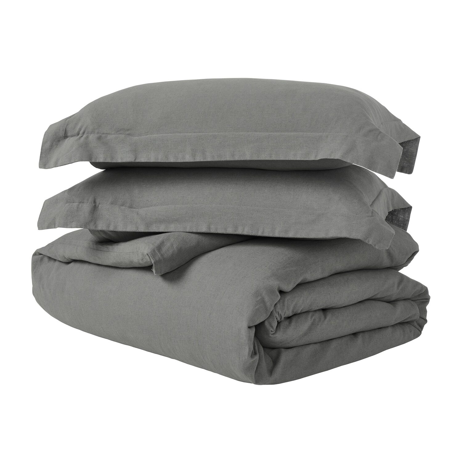 SUPERIOR® Orion Linen Garment Washed Soft Reversible Duvet Cover