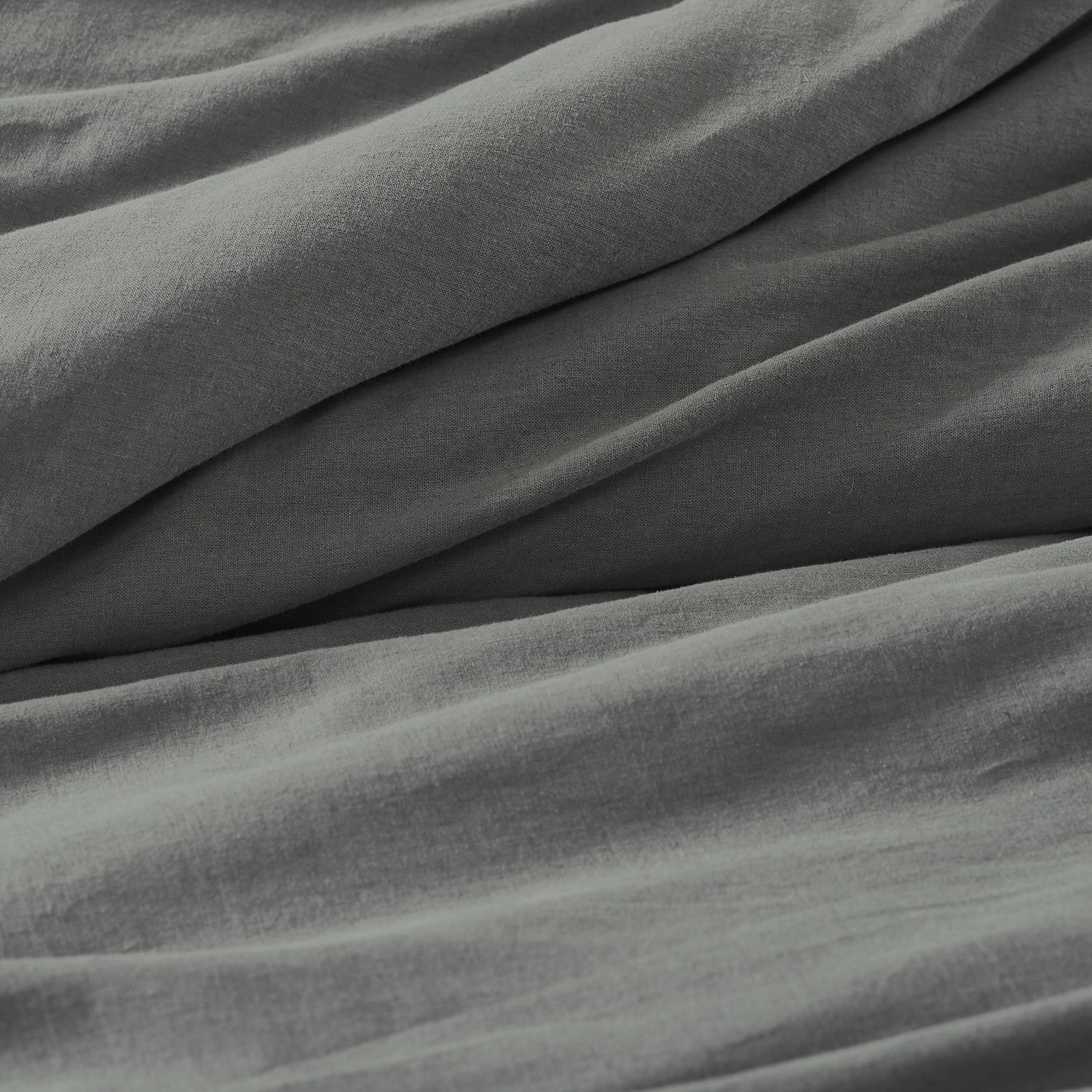 SUPERIOR® Orion Linen Garment Washed Soft Reversible Duvet Cover