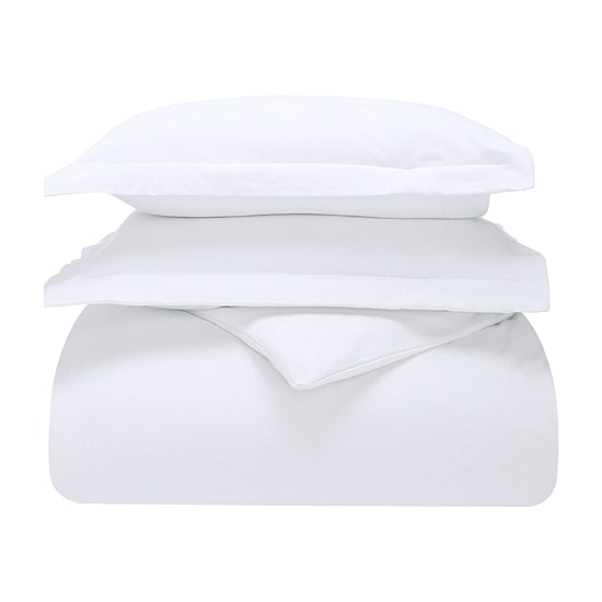 SUPERIOR® Rome Cotton Geometric Warm Reversible Duvet Cover