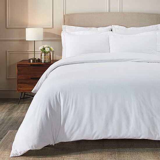 SUPERIOR® Rome Cotton Geometric Warm Reversible Duvet Cover