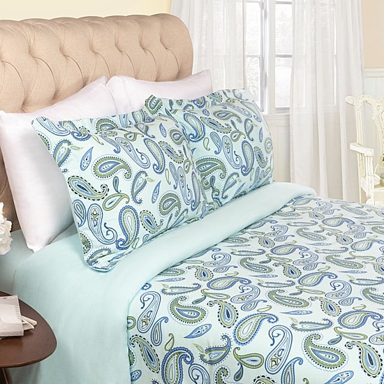 SUPERIOR® Paisley Cotton Warm Winter Reversible Duvet Cover