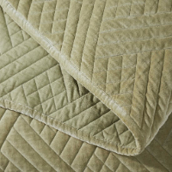 SUPERIOR® Karina Cotton Velvet Geometric Glam Quilt