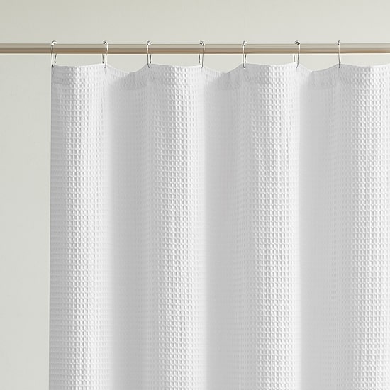 Cannon Heritage Cotton Waffle Shower Curtain