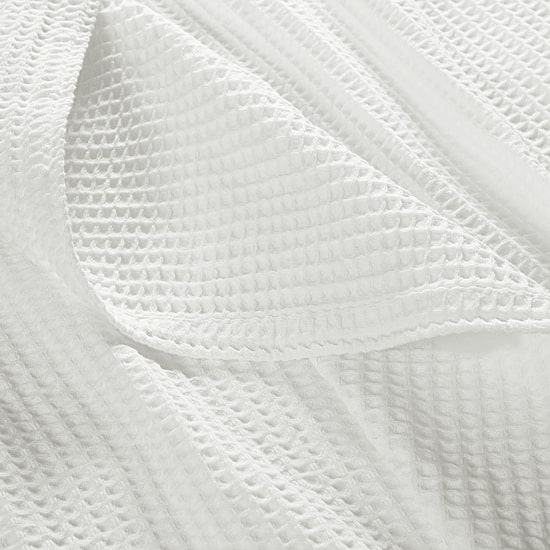 Cannon Heritage Cotton Waffle Shower Curtain