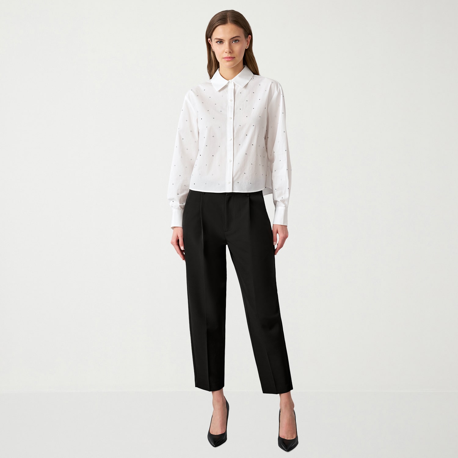 RM Rebecca Minkoff Womens Tapered High Rise Ankle Pant