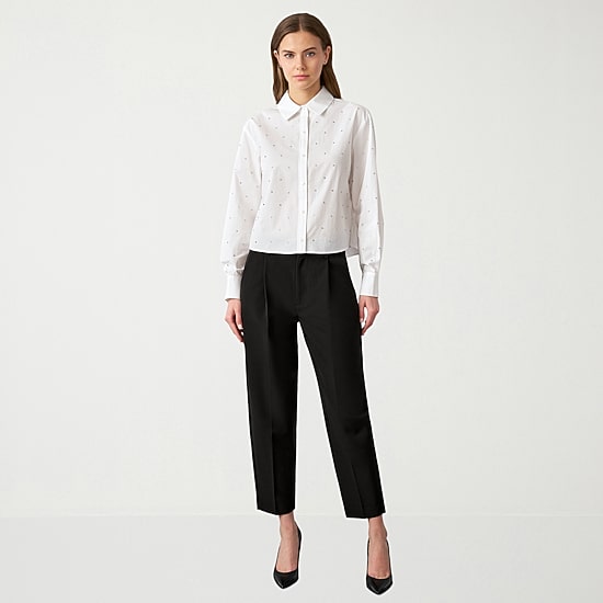 RM Rebecca Minkoff Womens Tapered High Rise Ankle Pant