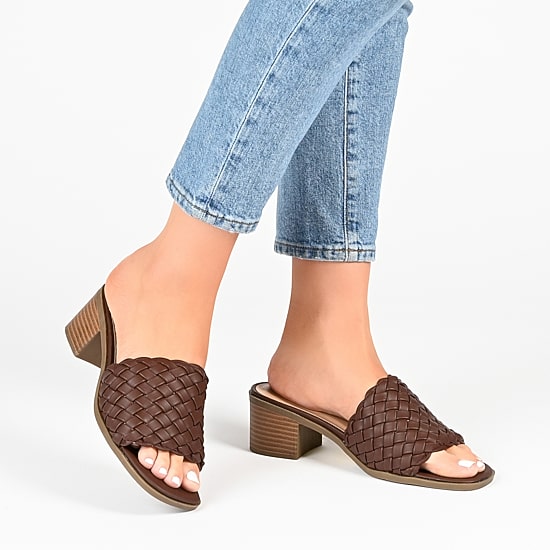 Journee Collection Fylicia Womens Round Mules