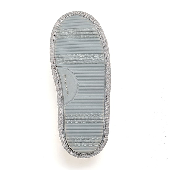 Dearfoams Teddy Heart Scuff Womens Memory Foam Slip-On Slippers