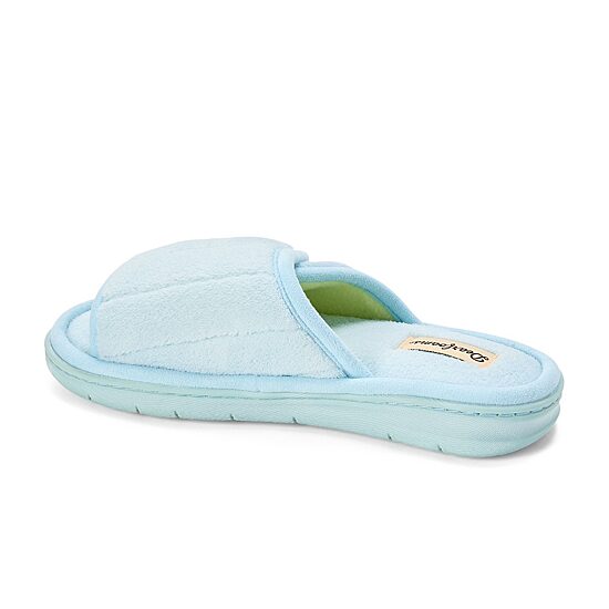 Dearfoams Mickey Terry Slide Womens Memory Foam Slip-On Slippers
