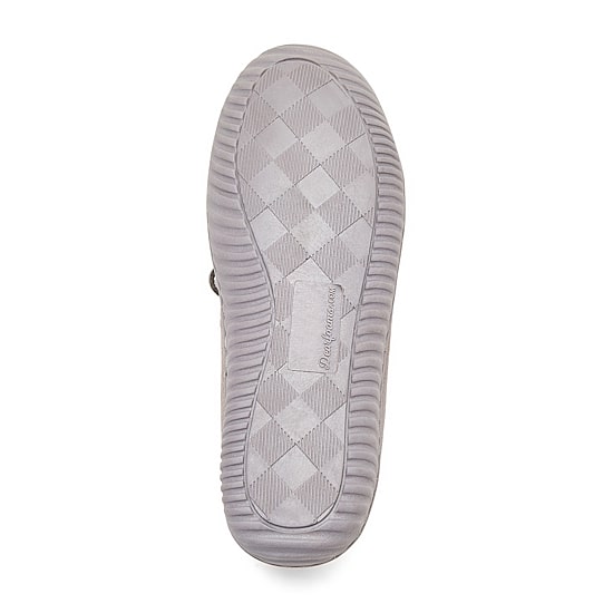 Dearfoams Harriet Genuine Suede Moc Womens Slip-On Slippers