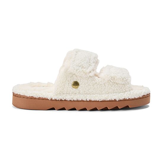 Dearfoams Dearfoams Womens Memory Foam Slip-On Slippers