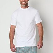 Stafford Heavyweight Cotton Bonus Pack Mens 5 Pack Short Sleeve Crew Neck T-Shirt