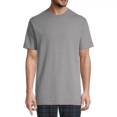 Stafford Dry + Cool Mens 4 Pack Short Sleeve Crew Neck Moisture