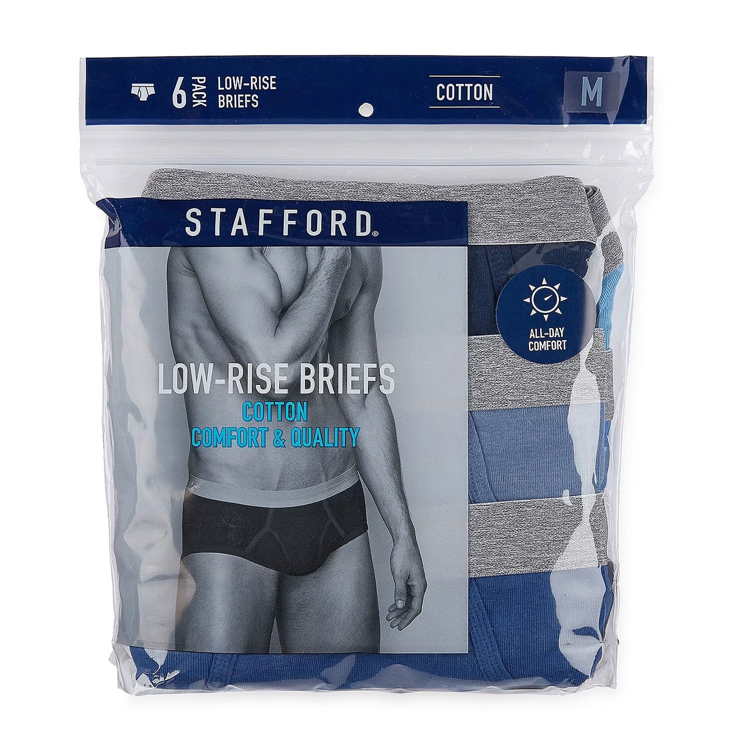 Stafford Cotton Low Rise Mens 6 Pack Briefs 325616
