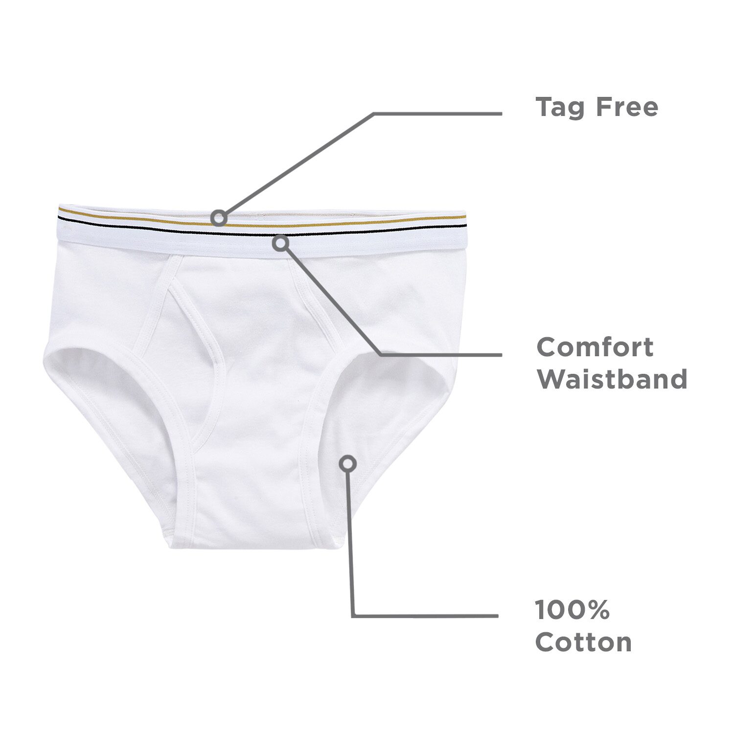 Stafford Cotton Low Rise Mens 6 Pack Briefs 325616