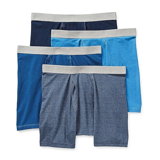 Stafford Cotton Mens 4 Pack Boxer Briefs 302866