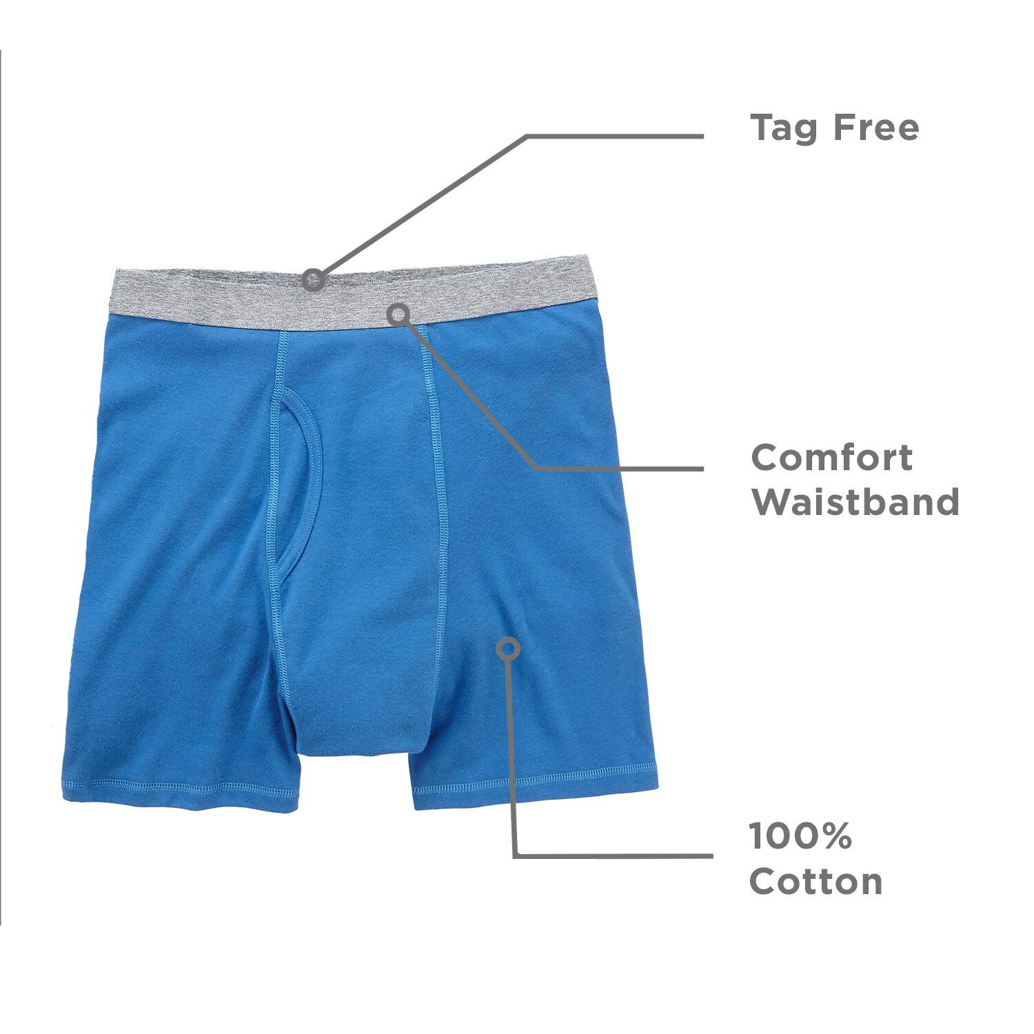 Stafford Cotton Mens 4 Pack Boxer Briefs 302866