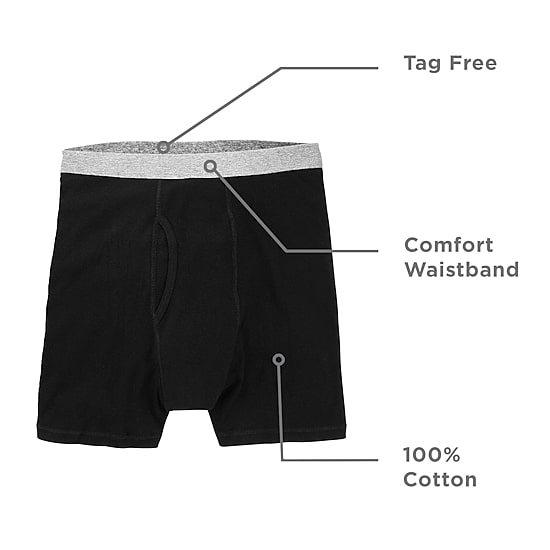 Stafford Cotton Mens Big 4 Pack Boxer Briefs 302866