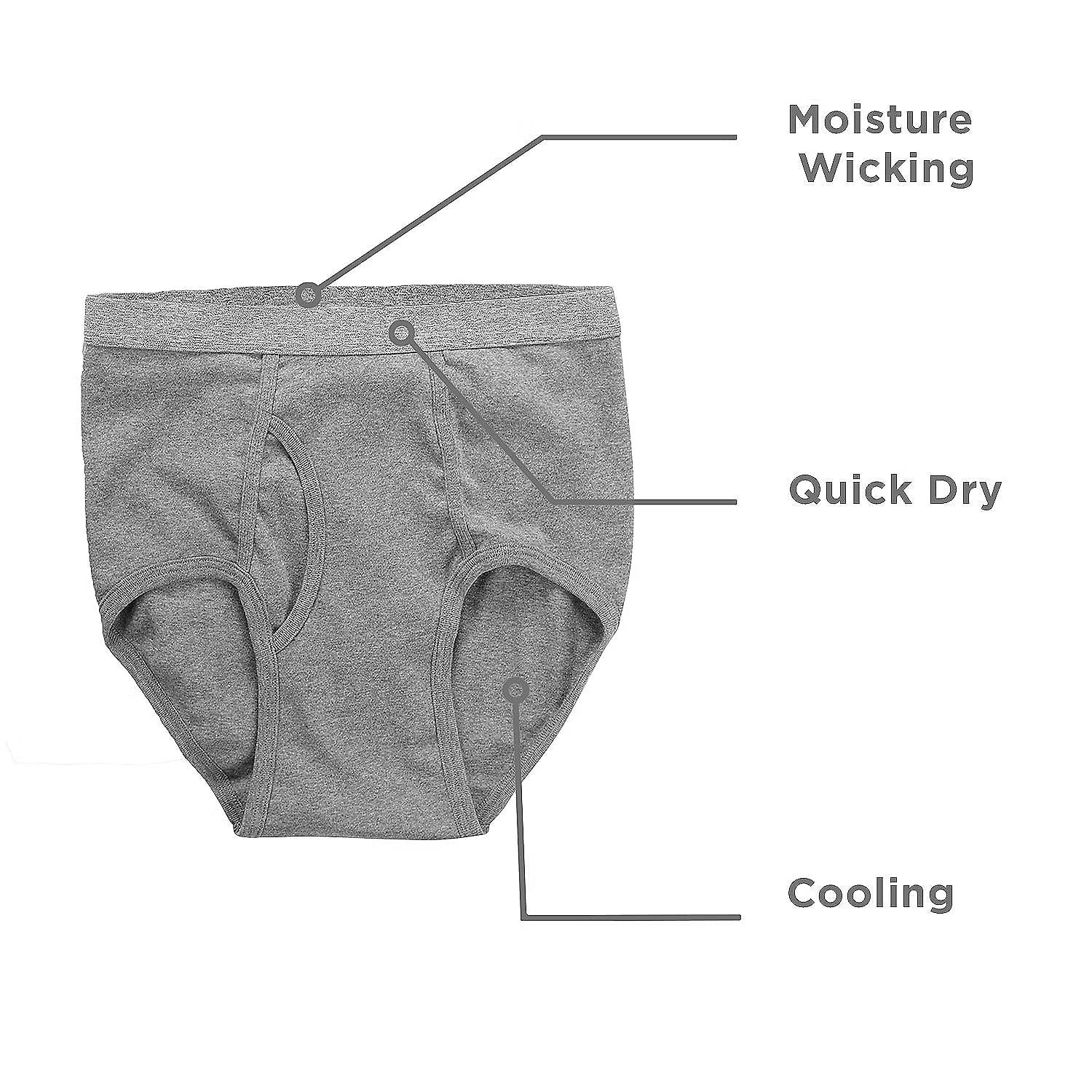 Stafford Dry + Cool Full-Cut Mens Big 6 Pack Briefs 302872