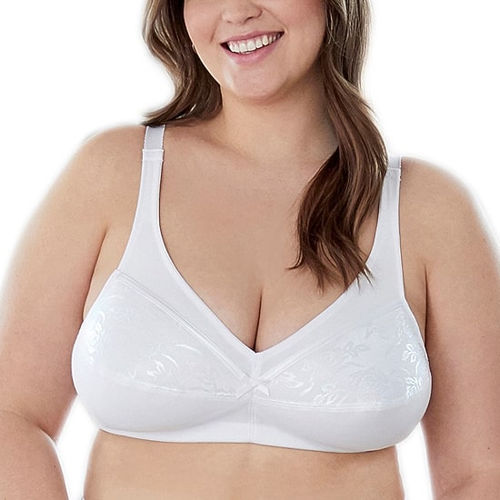 BestForm Floral Trim Wireless Cotton Bra- 5006233