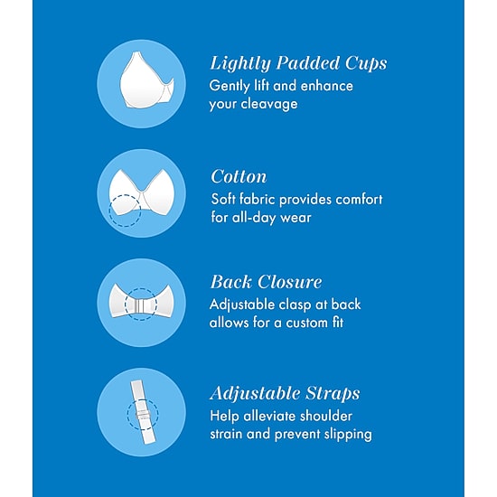 Bestform Patterned Wireless Cotton Bra with Light Padding-  5006238