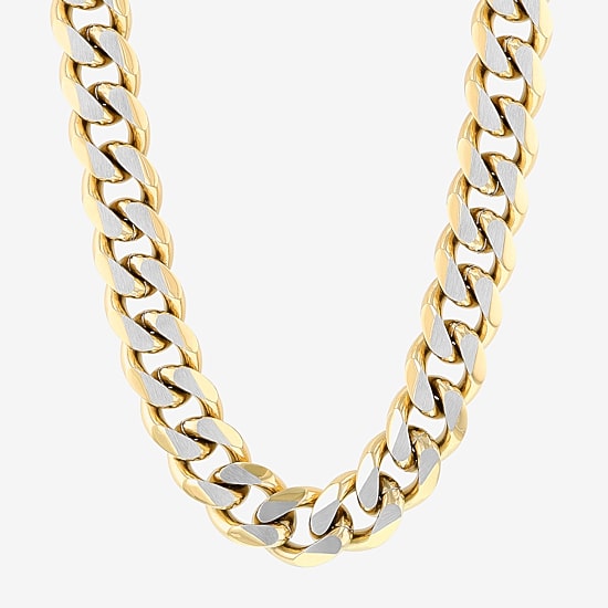 Mens Stainless Steel 24 Inch Curb Chain Necklace