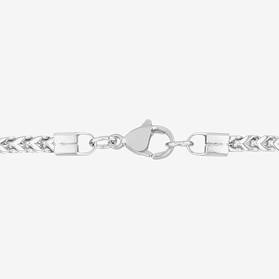 Men's Stainless Steel Solid Link Chain Necklace