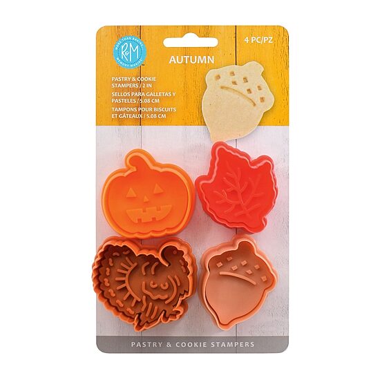 R&M International Llc Autum Pastry & Cookie 4-pc. Stamper