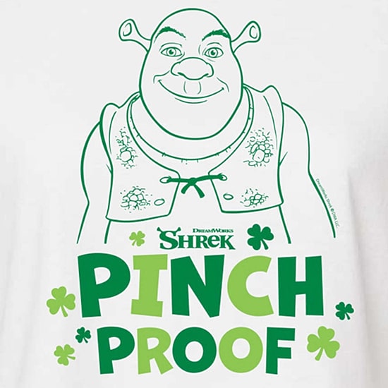 Dreamworks Shrek Pinch Proof Cropped Tee Womens Juniors Crew Neck Short Sleeve Regular Fit Graphic T-Shirt
