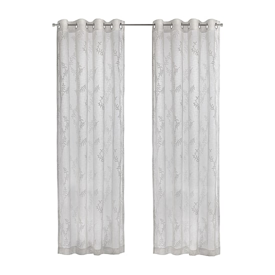 Habitat Anita Grommet Top Sheer Single Curtain Panel