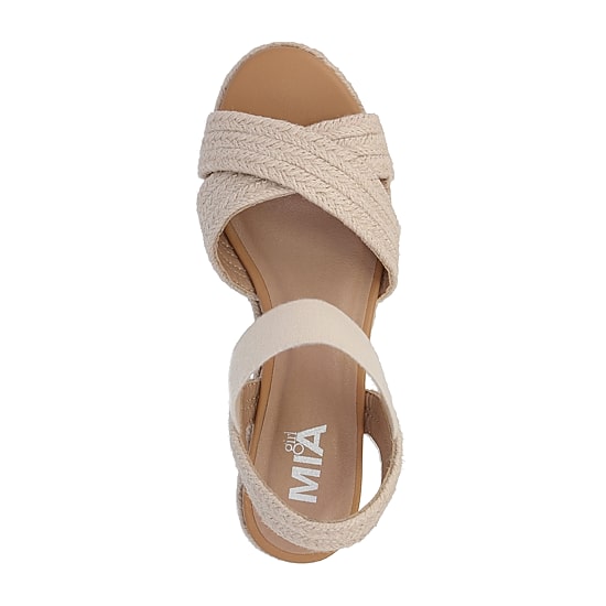 MIA girl Womens Zonia Wedge Sandals