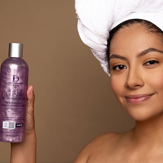 Design Essentials Agave & Lavender Moisturizing & Strengthening Shampoo 12 oz.