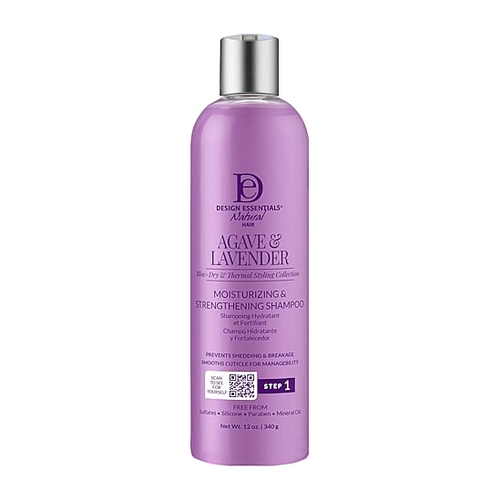 Design Essentials Agave & Lavender Moisturizing & Strengthening Shampoo 12 oz.