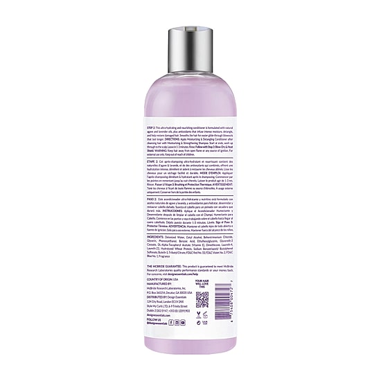 Design Essentials Agave & Lavender Moisturizing & Detangling Conditioner 12 oz.