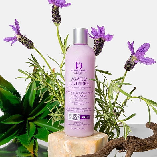 Design Essentials Agave & Lavender Moisturizing & Detangling Conditioner 12 oz.