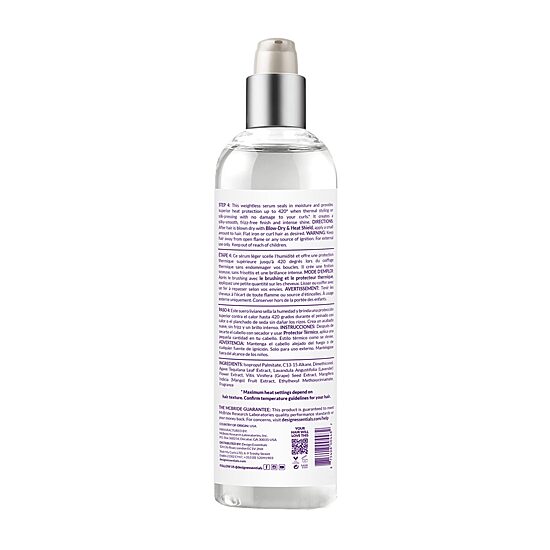 Design Essentials Agave & Lavender Thermal Protectant Hair Serum 4 oz.