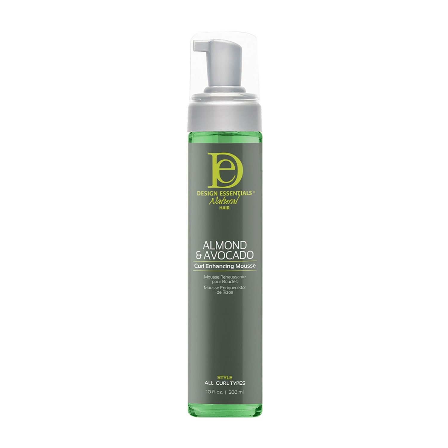Design Essentials Almond Avocado Curl Enhancing Hair Mousse 10 oz.