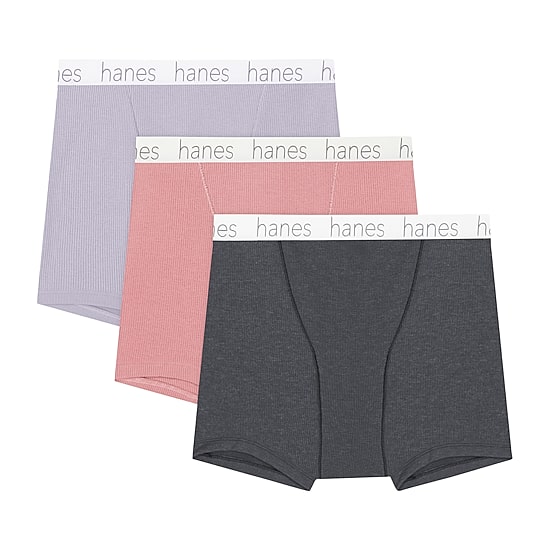 Hanes Womens Multi-Pack Boyshort Panty 45uobb