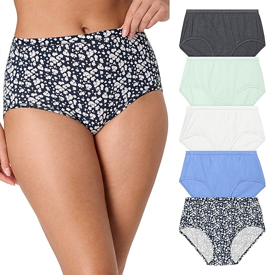 Hanes Ultimate® 5-Pack  ComfortSoft Brief Panties Underwear 40W5CS