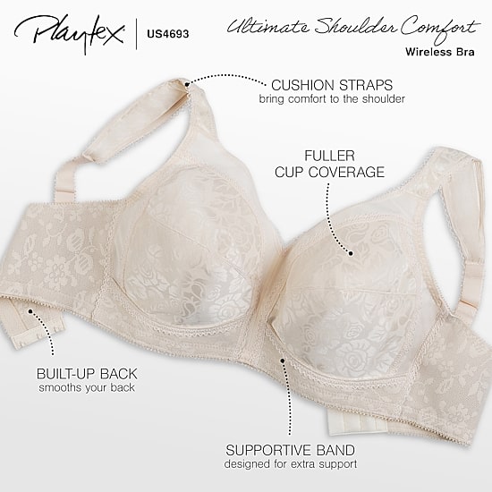 Playtex 18 Hour® Ultimate Shoulder Comfort Full Coverage Wireless Full Coverage Bra 4693