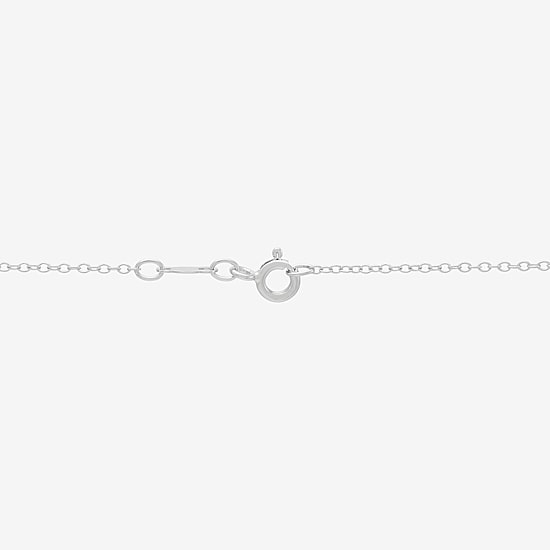 Limited Quantities! Tree Of Life Womens 1/10 CT. T.W. Lab Grown White Diamond Sterling Silver 18 Inch Pendant Necklace