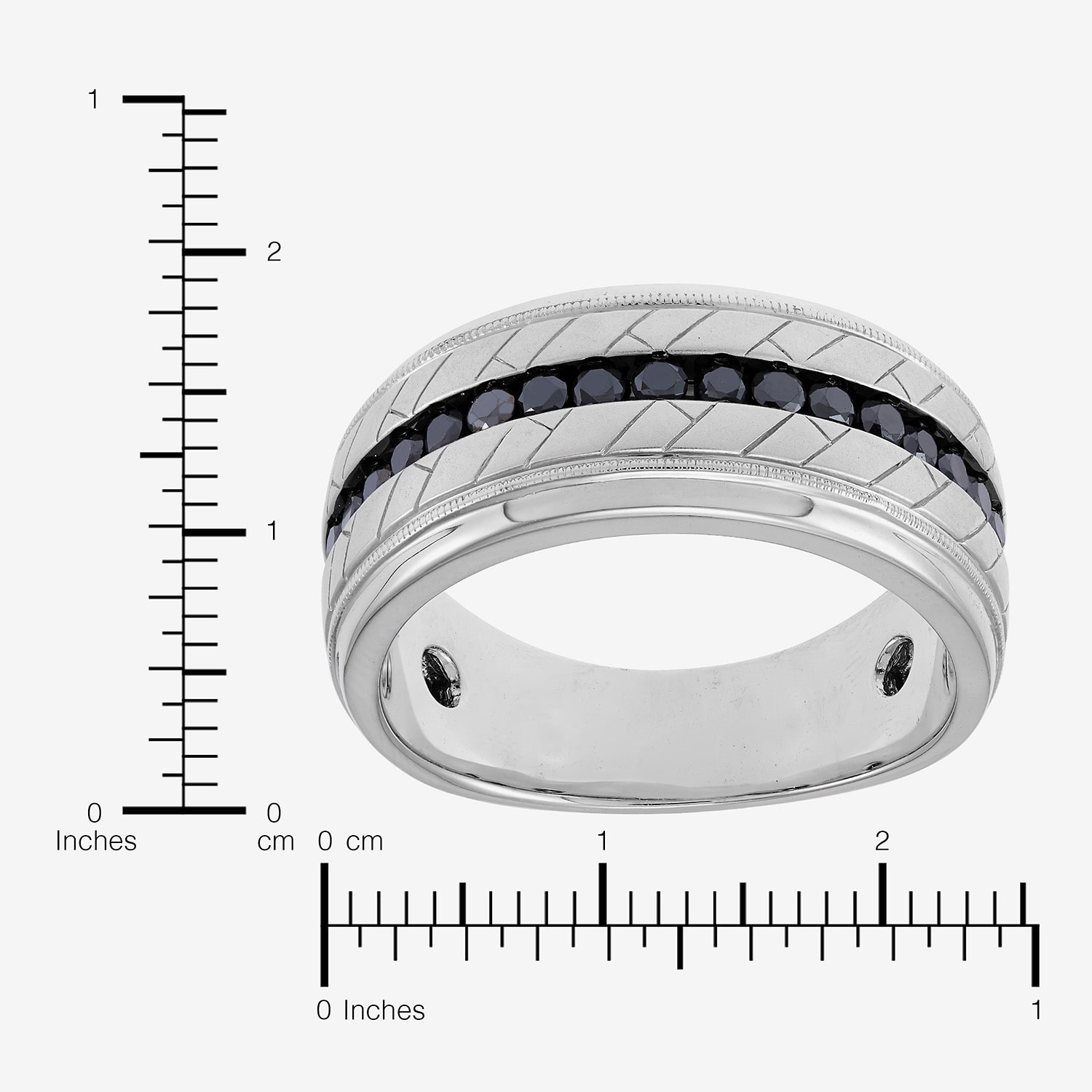 Midnight Black Limited Quantities! Mens 1/2 CT. T.W. Natural Black Diamond 10K Gold Fashion Ring