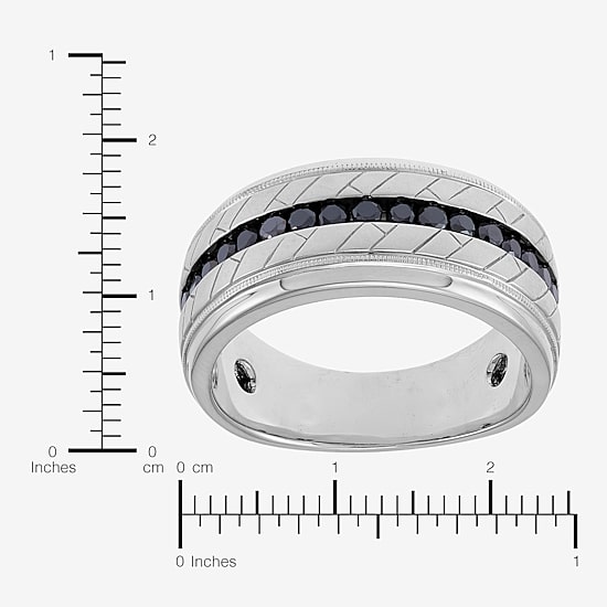 Midnight Black Limited Quantities! Mens 1/2 CT. T.W. Natural Black Diamond 10K Gold Fashion Ring